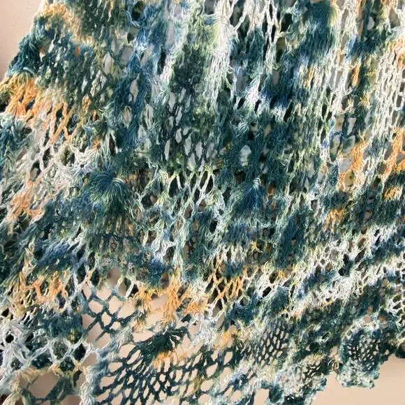 Earthbound Trading Tie Dye Crochet Maxi Skirt Size XXL Boho New With Tag - Picture 8 of 10